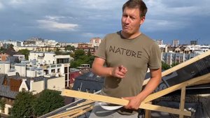 Монтаж контробрешетки на скатной кровле