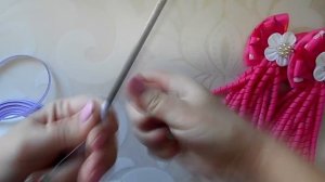 Как сделать спиральки из лент/DIY/как сделать спиральку из репсовых лент