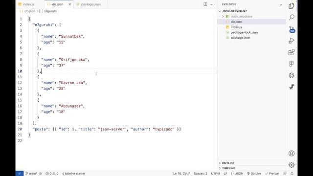 JSON-Server ni render.com ga deploy qilamiz | #api #deploy #render смотреть онлайн