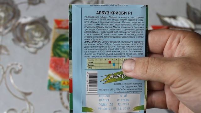 Обзор семян арбузов на 2021 год смотреть онлайн