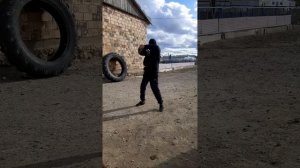 Упражнения с гирей для силы удара.