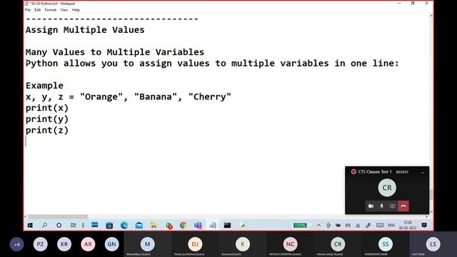 (B15) Python part2 Variables, Assign a Varaible, Input variable, output variable print statements
