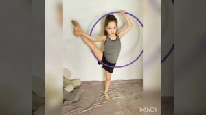 ГИМНАСТИКА ❤️ РАВНОВЕСИЕ С ОБРУЧЕМ ?