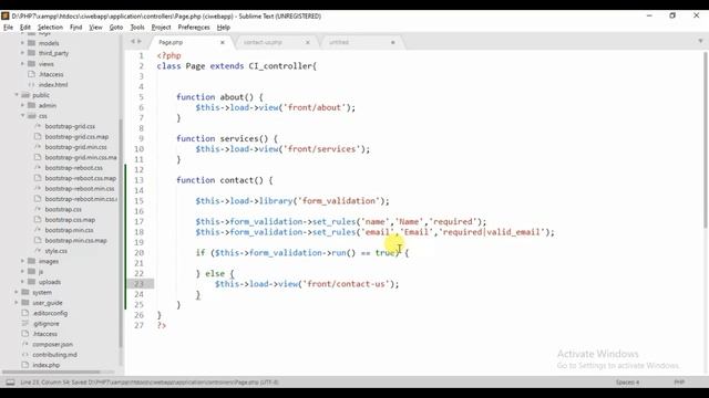 Codeigniter Web Application in Hindi - part 12