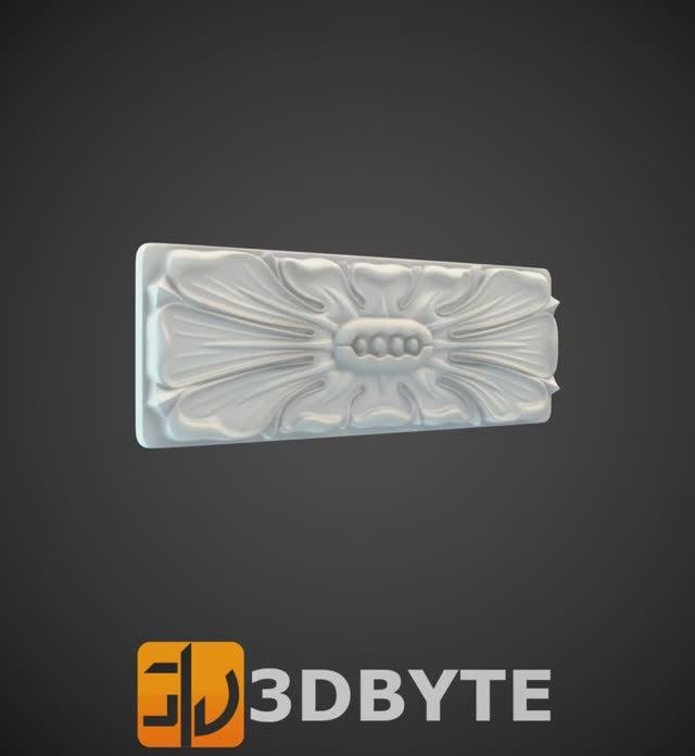 #3dmodel - Square #decor 9 || Квадратный декор 9 #3dbyte #3dprint
