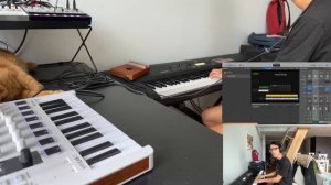 Live Looping MainStage 3 with Arturia MiniLab 3 and Korg Kross 2