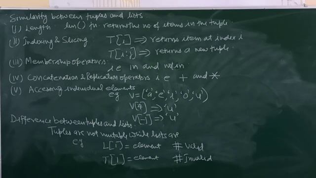 CLASS XII (COMPUTER SCIENCE) CHAPTER NO. 2 REVIEW/REVISION TOUR OF PYTHON. (Part 22)