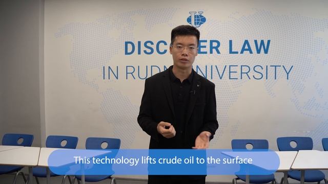 Wang Jianying about his research on gas lift oil production