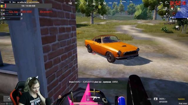 Пятничный  чилинг/пилинг в PUBG MOBILE  | Играем с подписчиками | Девушка играет | MOBILE на ПК