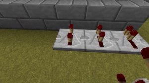 красивый механизм с лампами в minecraft