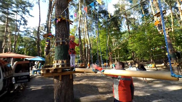 ВЕРЕВОЧНЫЙ ПАРК активный отдых с Лизой ROPE PARK