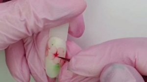 Акварельная роспись на ногтях | Сакура акварелью | мк роспись ногтей