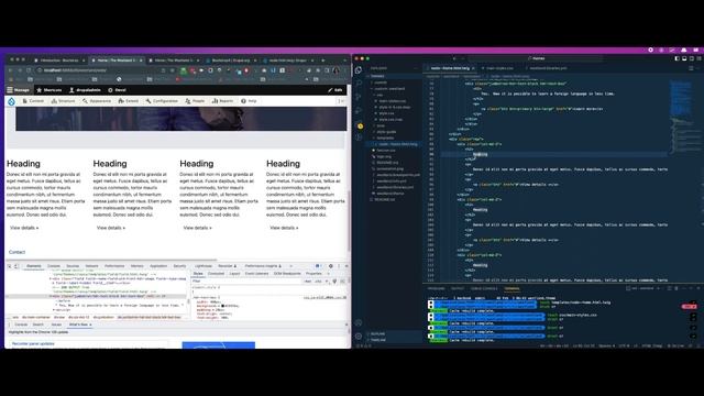 Drupal 9 - Front Page Setup Twig/Bootstrap Part 1