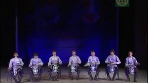 "Танец с барабанами', ансамбль "Къарча". "Dance with drums".