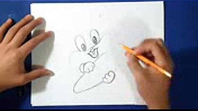 Как рисовать маленького мультяшного зайчика смотреть онлайн