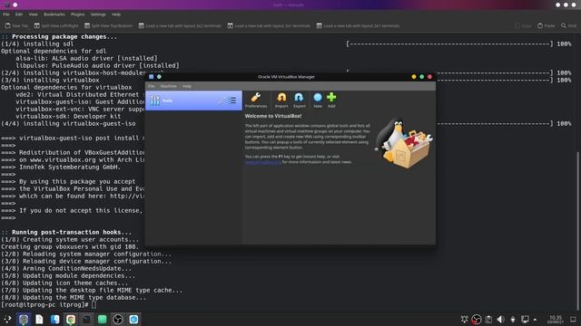 Install Oracle Virtual Box on Arch  Linux or endeavourOS смотреть онлайн