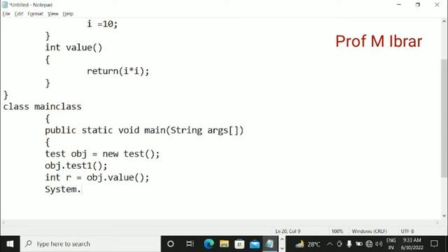 How to access members of class in Java || use of Object