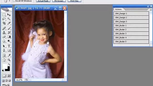 Photoshop CS2   Phan 9   Bai 4   Huong dan phan mem thiet ke border tu dong смотреть онлайн