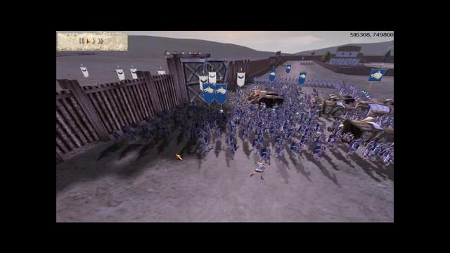 Rome Total War Online Battle # 5 on Map I made смотреть онлайн