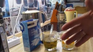 чай зеленый вкусный с солью, молоком, маслом