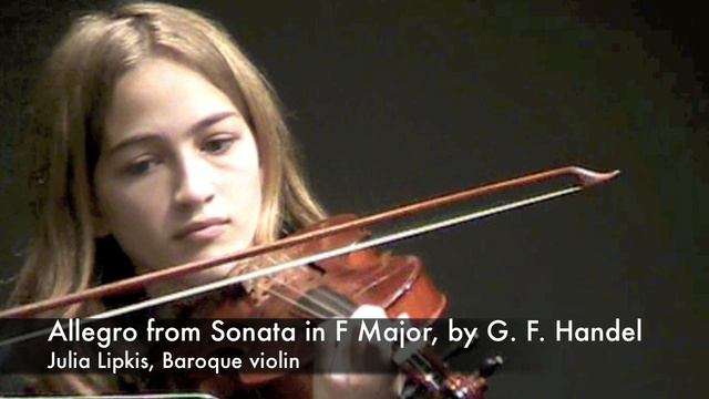 Allegro from Sonata in F Major, by G. F. Handel смотреть онлайн