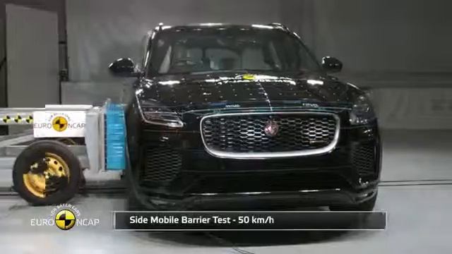 NCAP Jaguar E-Pace Crash Tests 2017 смотреть онлайн