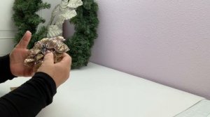 Новогодние цветы на елку своими руками.Стоят копейки, а смотрятся очень богато