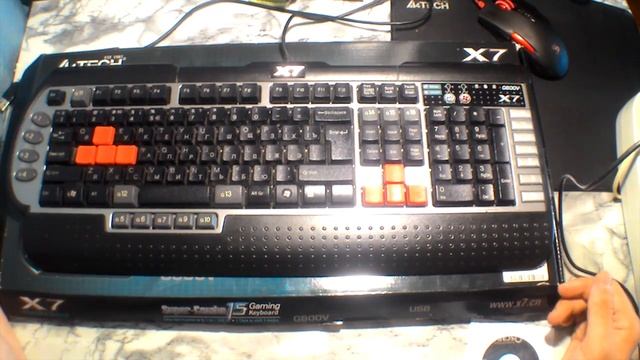 Обзор Игровой клавиатуры A4tech X7 G800V смотреть онлайн