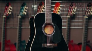 ОБЗОР АКУСТИЧЕСКОЙ ГИТАРЫ ДРЕДНОУТ ШИРОКИЙ ГРИФ 48 ММ MARTINEZ - MUSIC SELL