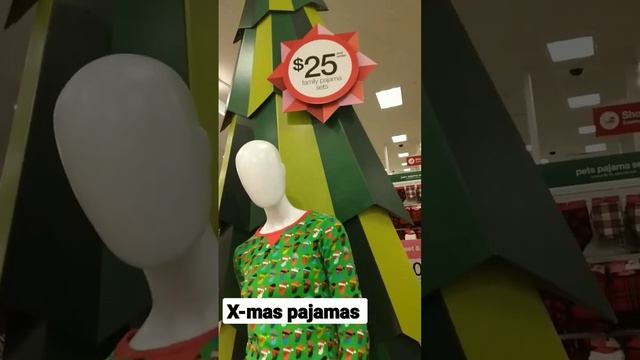 sale target x-mas pajamas