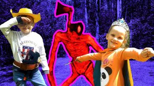 Сиренаголовый против Миланы и Мити М&Mсики в реальной жизни.