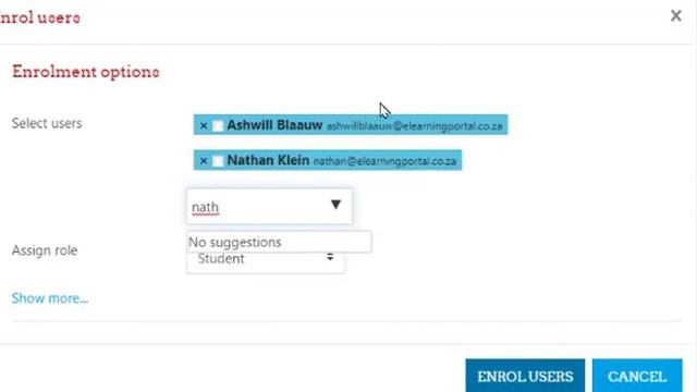 How to enroll users in a Moodle Course смотреть онлайн