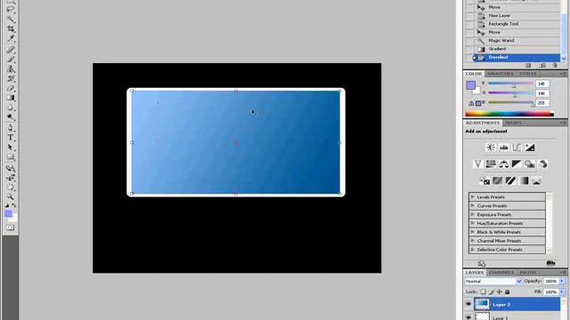 Photoshop CS4 Extended Tutorial Reflecting Image's