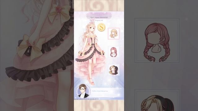 Love Nikki event. Hyperspace game. S-rank 6-step dress-up Hyperspace Memories