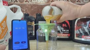 Тест моторных масел -30 Полимериум 5 w30 X PRO2, X PRO1, ВМП Авто, Чемпиоил 5w30