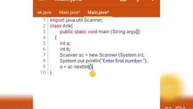 sum two numbers in Java program||#ankushproduction