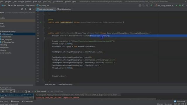 Cross Browser Testing using UFT Developer (IntelliJ) смотреть онлайн