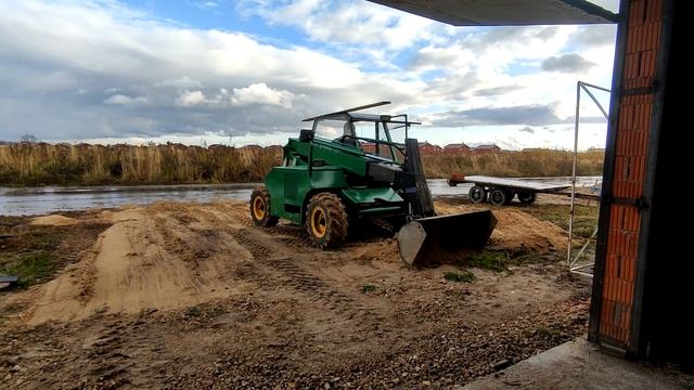 Телескопический самодельный погрузчик финал