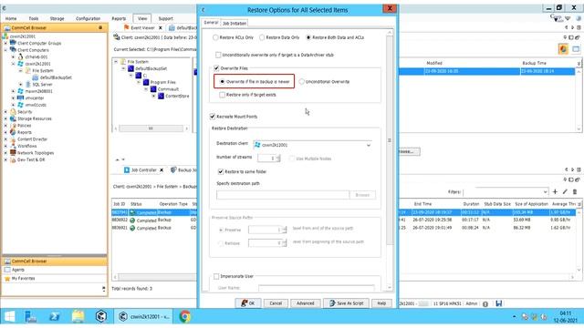 #Commvault - Browse and Restore window(Explained) + File System Recovery performed (For Beginners) смотреть онлайн