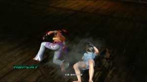 Tekken 6 Christie(Barefoot)Gives Nina a Headache (Barefoot)( Slow Mo)