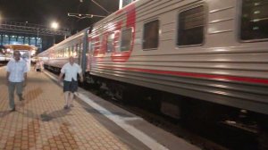 Прибытие ЭП1М-465 с поездом №494 Ульяновск — Анапа