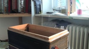 Гармонь "Маричка" и её евроремонт,   Ролик 2.  Вскрытие-открытие