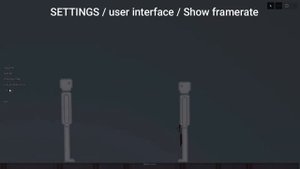 Как включить FRAMERATE / СЧЁТЧИК ФПС в People Playground?