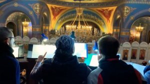 Первый изобразительный антифон «Благослови душе моя Господа».