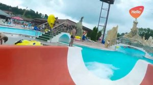 Аквапарк Джубга.  Тест горок аквапарка