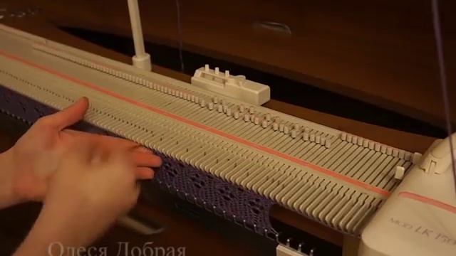 Вяжем на однофонтурной машинке юбку ЧВ. Описание и советы смотреть онлайн