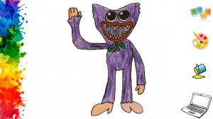 Как нарисовать Хаги Ваги, легкие рисунки Хаги Ваги карандашом с нуля