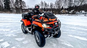 ДРИФТ НА КВАДРОЦИКЛАХ CFMOTO и BRP | БОЛЬШАЯ ЗИМНЯЯ ПОКАТУШКА ЧАСТЬ 1