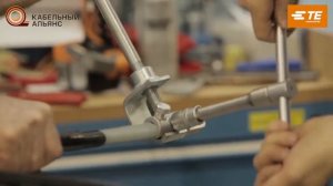 Установка кабельных муфт "Raychem" 10 кВ на трехжильный кабель СПЭ с секторной жилой.