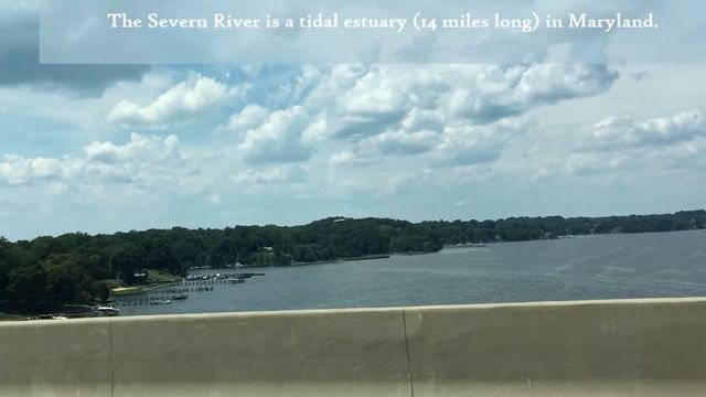 Severn River Bridge/Pearl Harbor Memorial Bridge, Annapolis, Maryland! смотреть онлайн